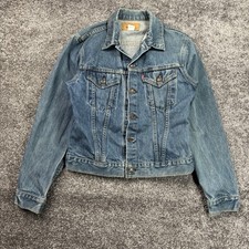 Vintage 80s Levi Strauss Denim Jean Jacket 70704-0216 Youth Size 20 Made In USA