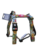 Max & Molly Large Dog Harness-Large- Donuts Pattern