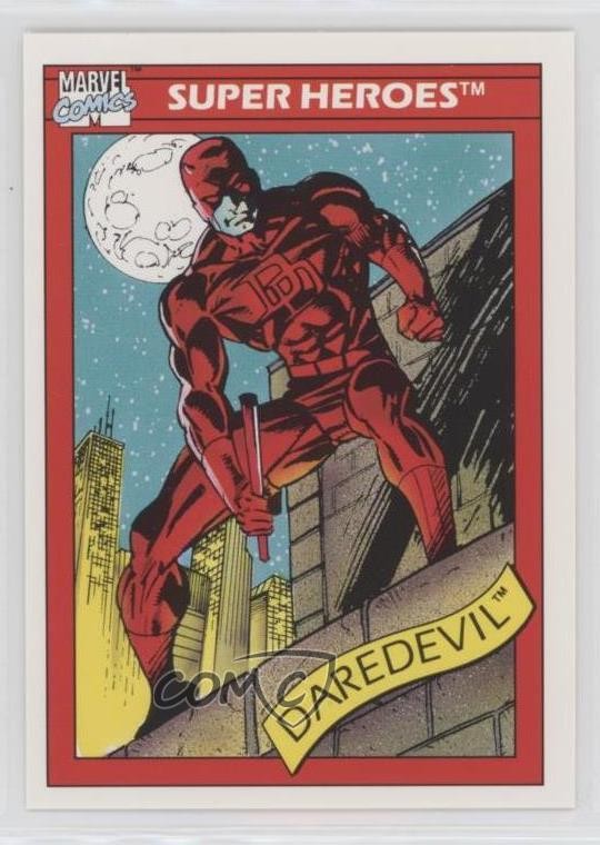 1990 Impel Marvel Universe Super Heroes Daredevil #4 0e3