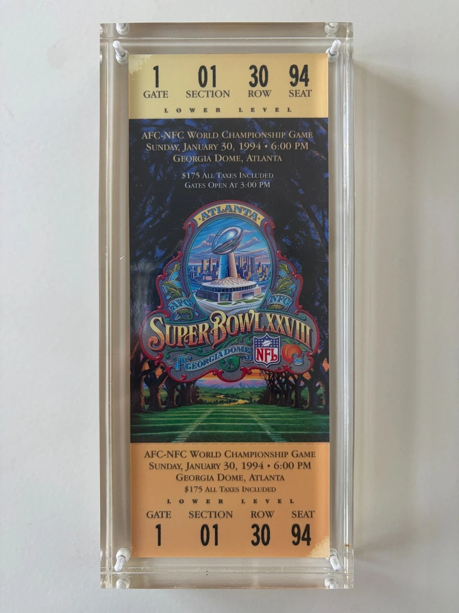 25+ Super Bowl In Vintage Sports Ticket Stubs for sale | Updated