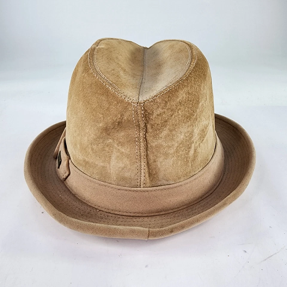 VTG Dobbs Genuine Suede Leather Hat Size 7 1/8 Fifth 5th Avenue New York Fedora - Image 4 of 4