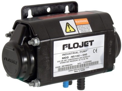 Flojet N5100040A N5100-Serie Druckluft-Membranpumpe 7,6 LPM, S/S