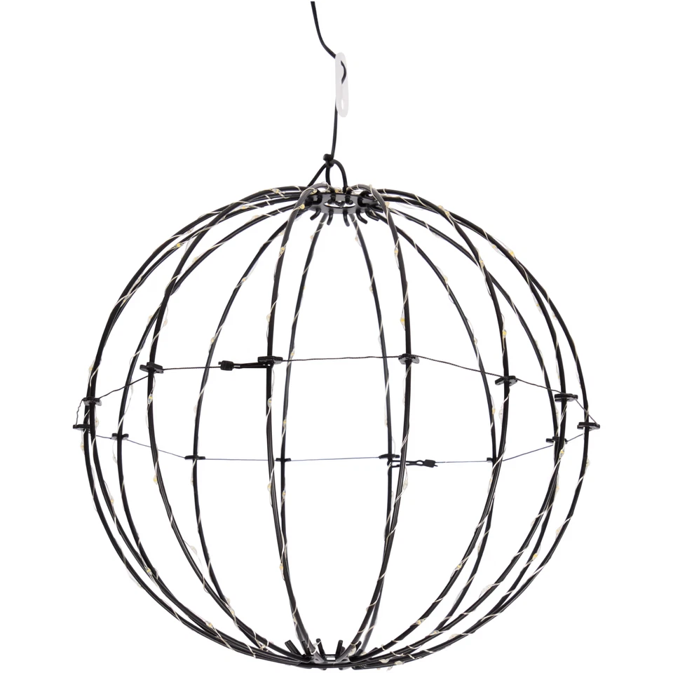 Drahtkugel Leuchtkugel 140 LED 30cm Innen Außen Dekokugel IP44 Weihnachtsdeko - Bild 2 von 4