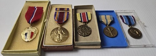 Vintage U.S. Military Medal Lot WWII Philippines Liberation • Army Humanitarian