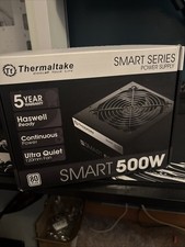 Thermaltake Smart Series 500W 80 White Certified PSU, Cont Pwr, 120mm ATX 12V