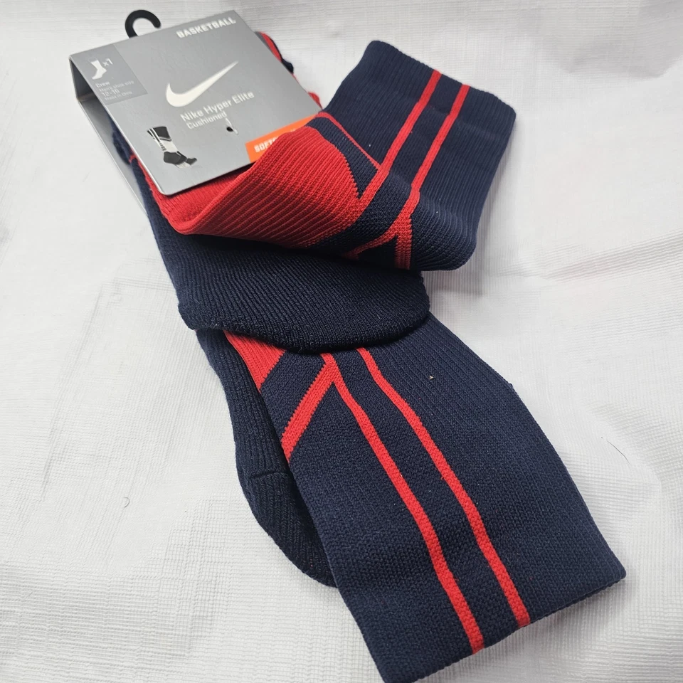 Calcetines acolchados raros Nike Hyper Elite EE. UU. DRI-FIT SX4954-626 DS XL 12-15 2014 Foto 3 de 4