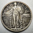 1924  STANDING LIBERTY QUARTER    XF   BETTER DATE #2256