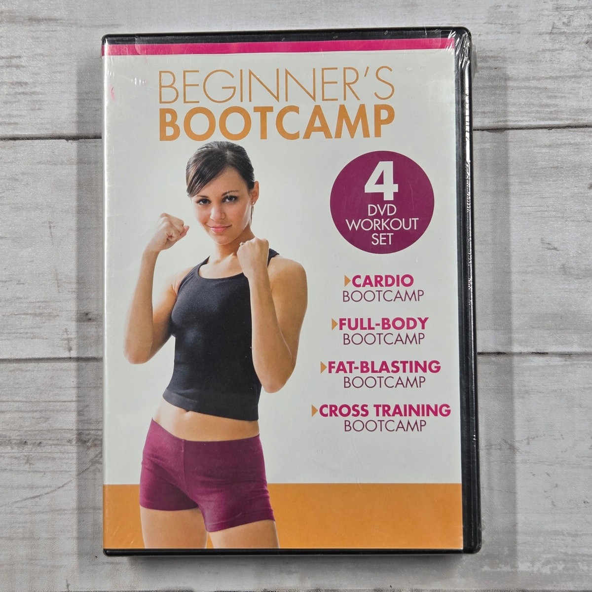 Workout Set Beginner Bootcamp 4-Disc Cardio Full-Body Cross