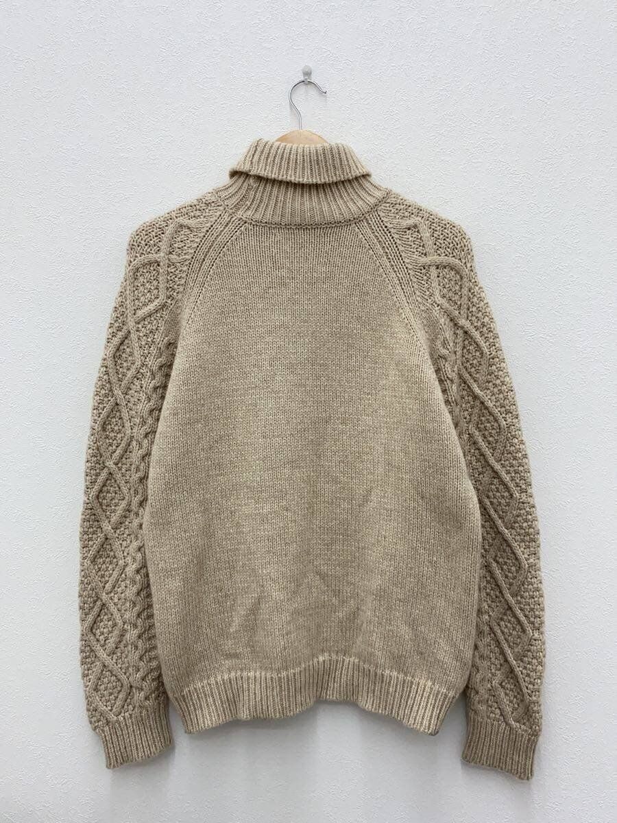  peak◆Alpaca Knit Turtleneck Pullover/M/ウール/BEG/KN-20AU104 Snow Peak Knit Sweater Alpaca Turtleneck Pullover M Wool