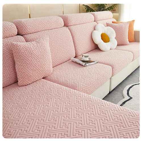 Funda protectora elástica para muebles de sofá de 1/2/3 plazas color liso - Imagen 8 de 39