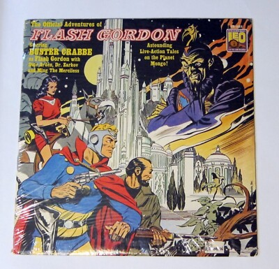 FLASH GORDON OFFICIAL ADVENTURES LP**SEALED**AL WILLIAMSON ART**1966**CH-1028***