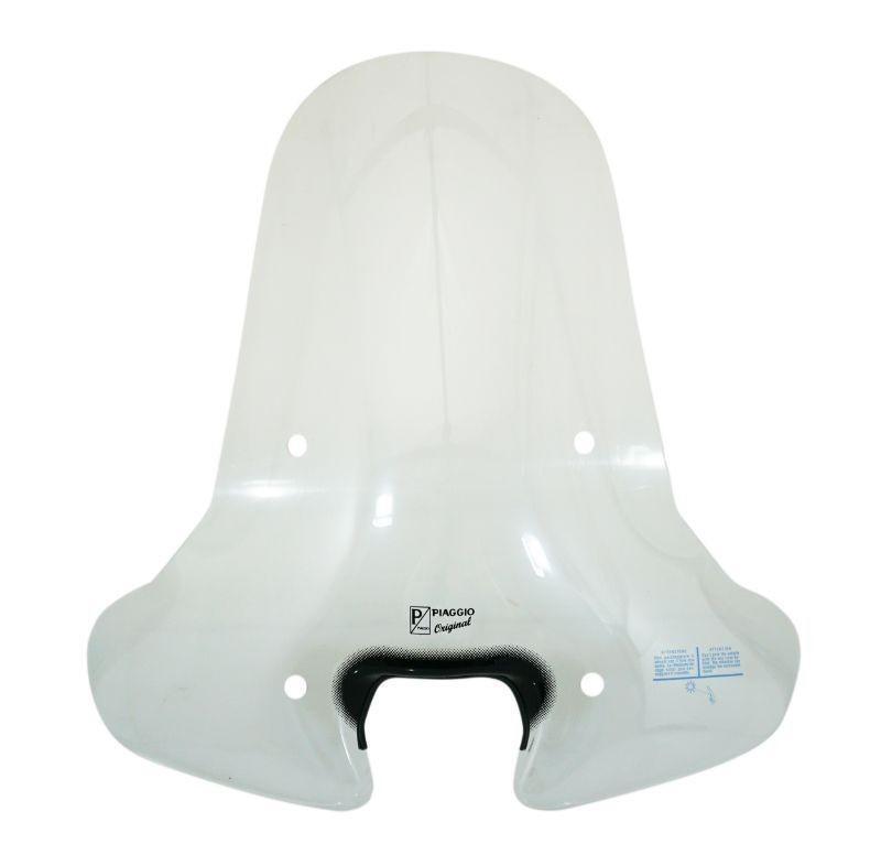 Pare-brise haut Piaggio Zip 50 et 125 bulle transparente d'origine constructeur 582338