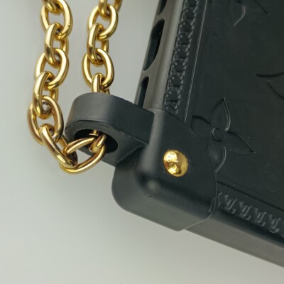 LOUIS VUITTON Smartphone Case Re-Trunk IPHONE 14 PRO M81997 Black