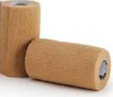 McKesson Cohesive Bandage 4 Inch X 5 Yard Standard Compression Tan (1 Bandage)