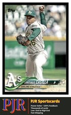 2018 Topps #509 Santiago Casilla Oakland Athletics  EXTRA 35% OFF 4+
