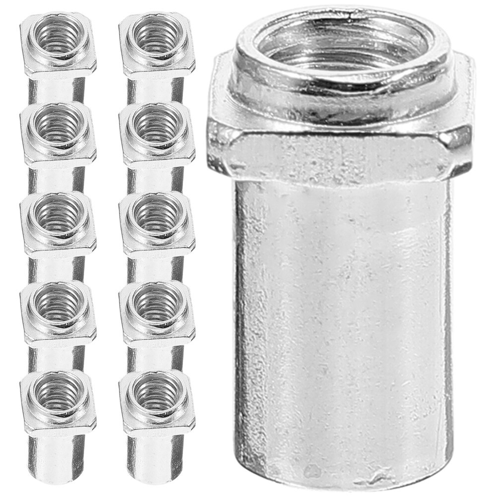 20Pcs Drum Swivel Nuts For Tom Lug Replacement - Durable Metal Spare Parts For Percussion Instruments