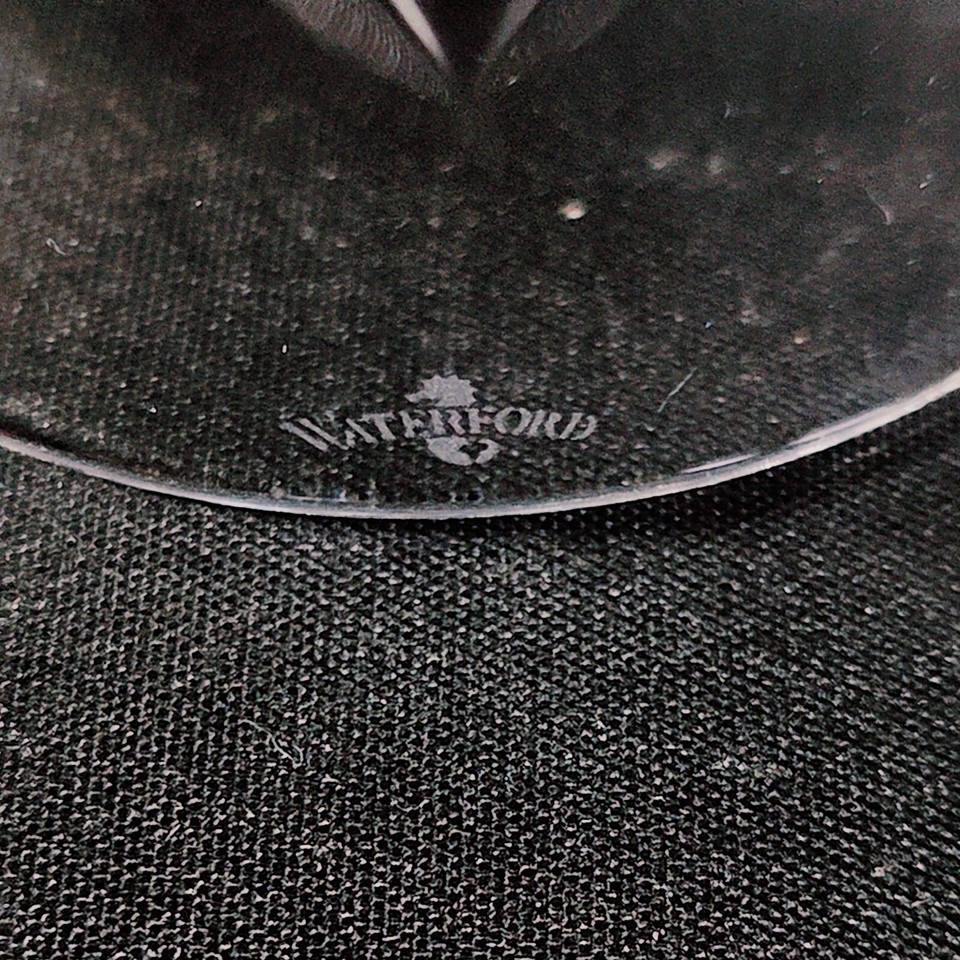 WATERFORD SONGS OF CHRISTMAS BELL, Joy To The World, Cut Lead Crystal