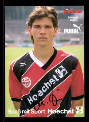 Michael Klein Autogrammkarte Eintracht Frankfurt 1989-90 Original + A 185592