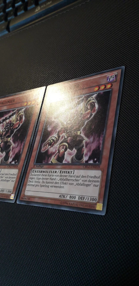 Yu-Gi-Oh! 3x Abfalloger, CBLZ-DE018, Common, 1. Auflage, Deutsch, Excellent - Bild 4 von 4