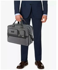 Tumi Alpha 2 extended Expandable Business Laptop Bag Men Fast Ship Worldwide