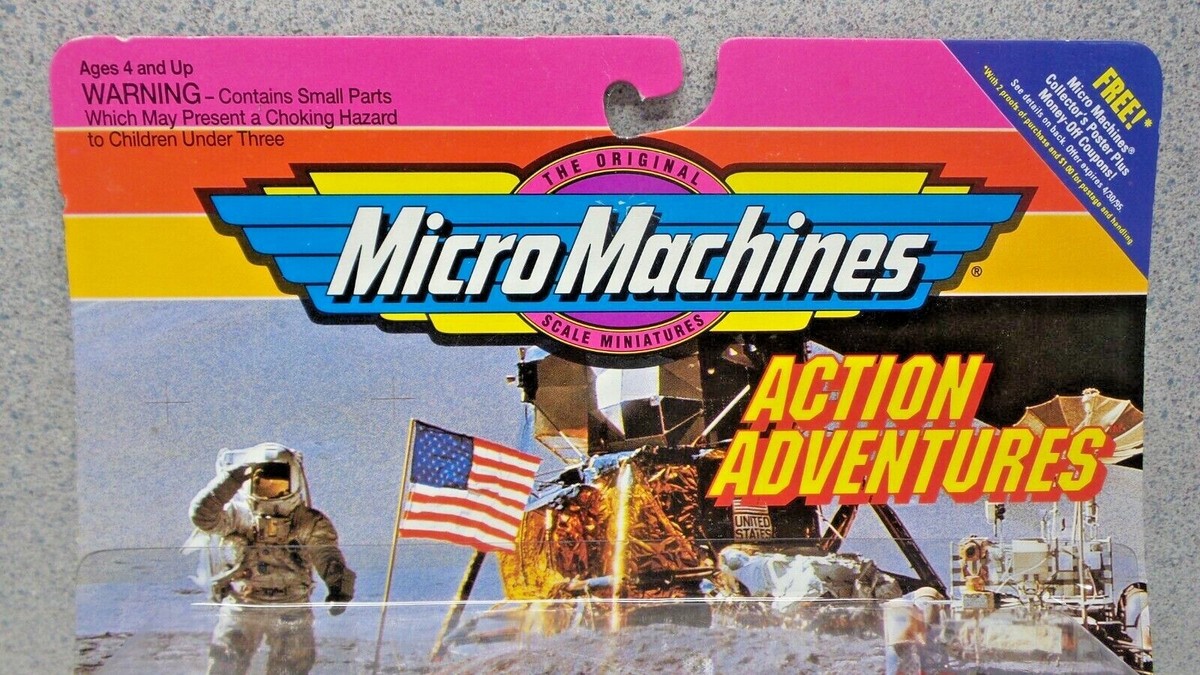 Vintage 1993 Micro Machines #18 Lunar Landing Action Adventure
