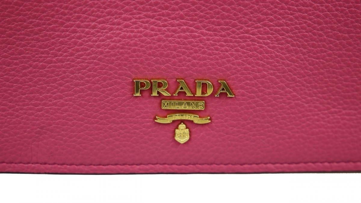 小物 PRADA Prada Black Vitello Trimmed Sequin Signaux Paillettes Bag