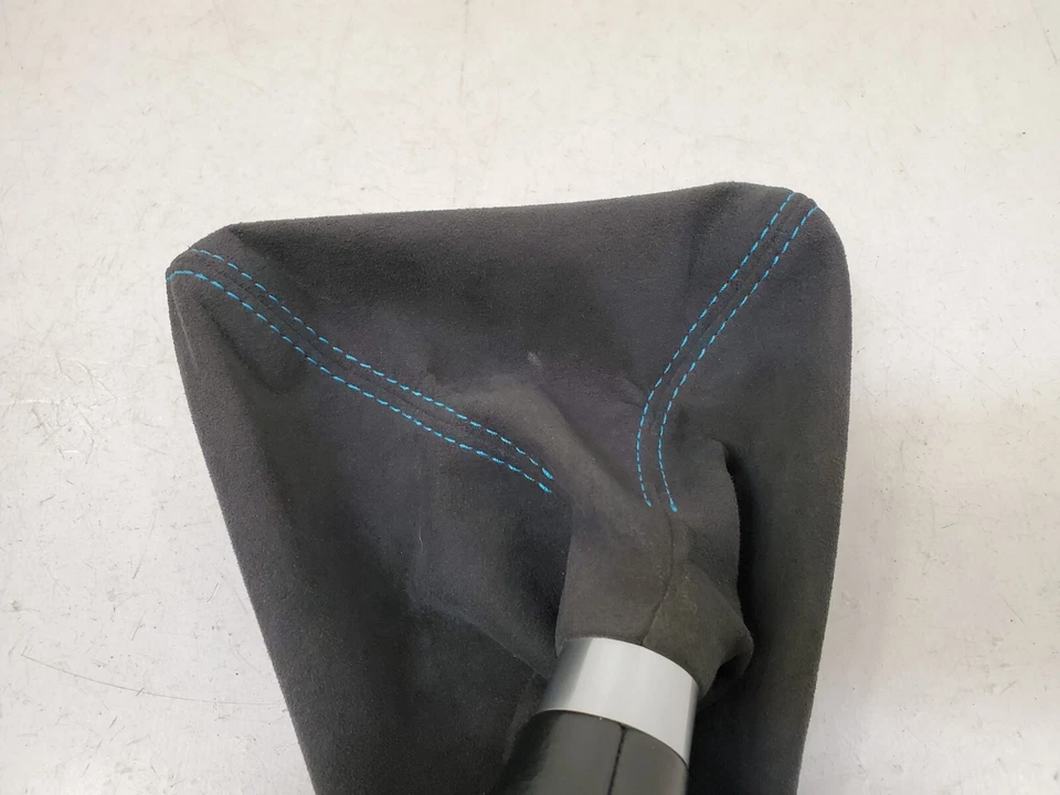 ✅ Interruptor selector de cambios manual 16-21 OEM BMW F87 M2 puntada azul Alcantara Foto 3 de 4