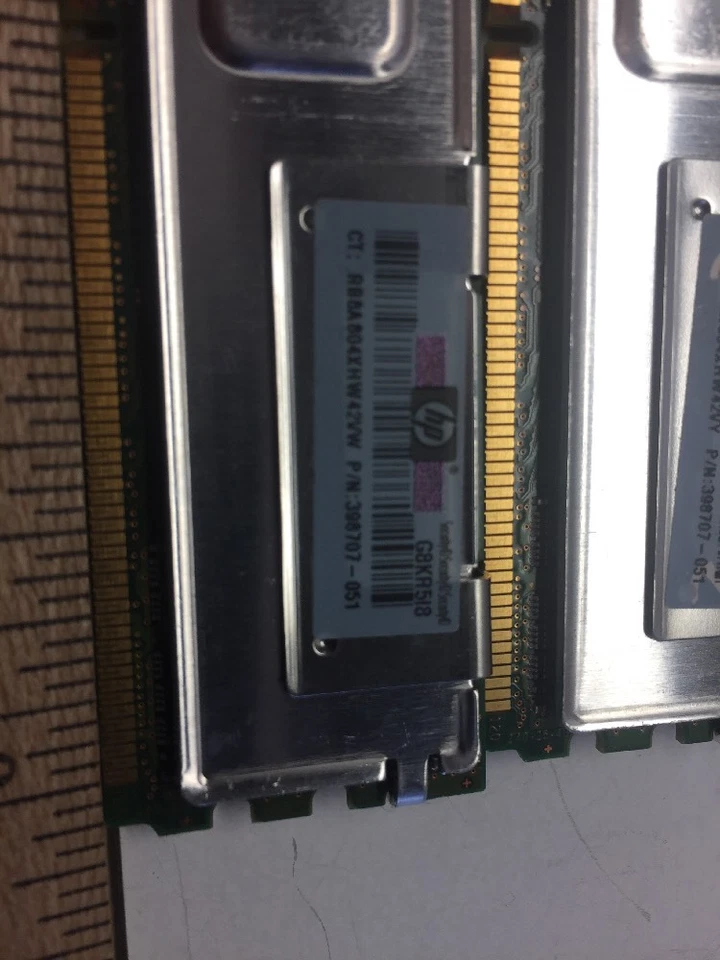  HP 6GB (3x2GB) 2Rx4 PC2-5300F-555-11-H0 Server Memory - Image 4 of 4