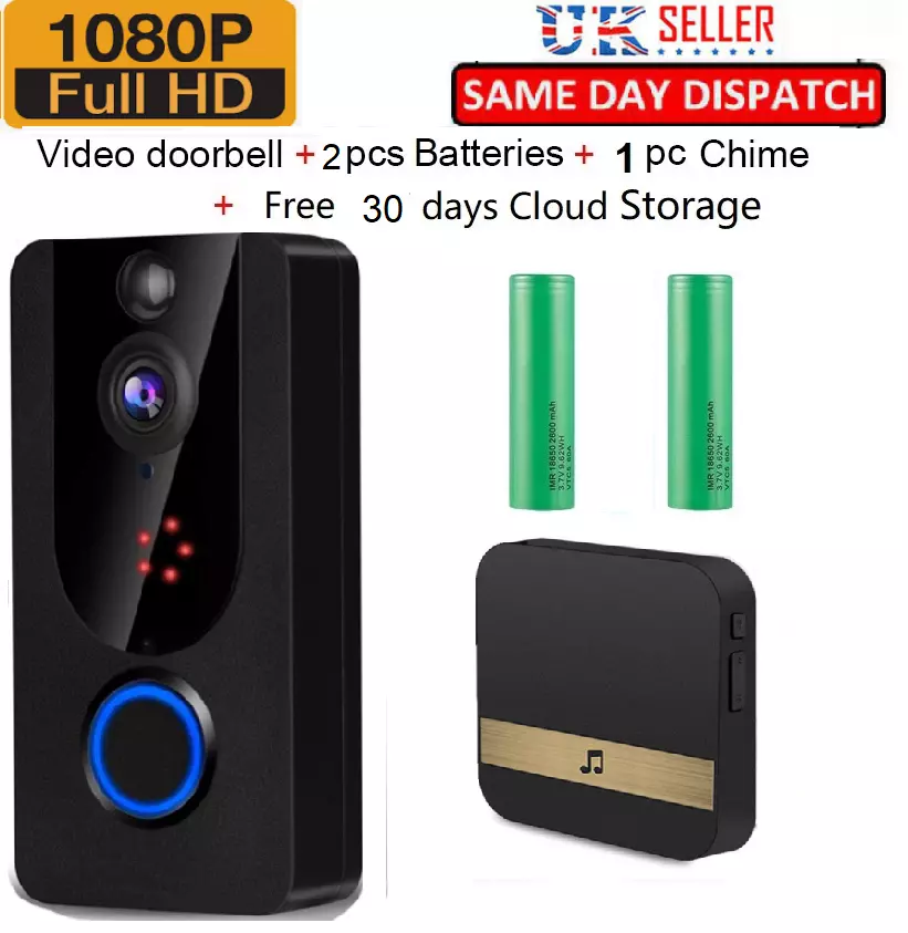 Ring Video Doorbell - Smart Wireless WiFi Doorbell Camera with