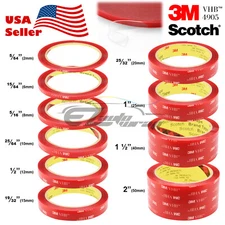 *35 Feet* Genuine 3M VHB #4905 Double-Sided Mounting Clear Acrylic Tape Adhesive