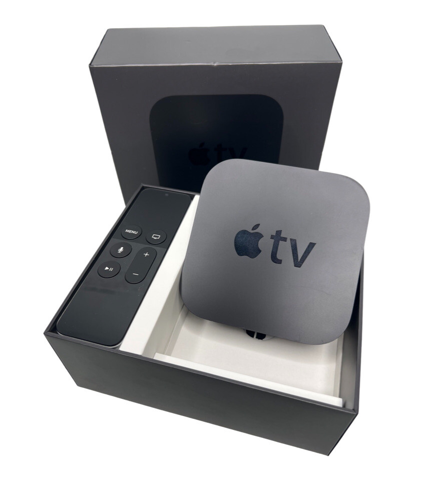 Apple TV HD 1080p 32GB (4th Gen) A1625 MGY52LL/A w/ Black Siri Remote