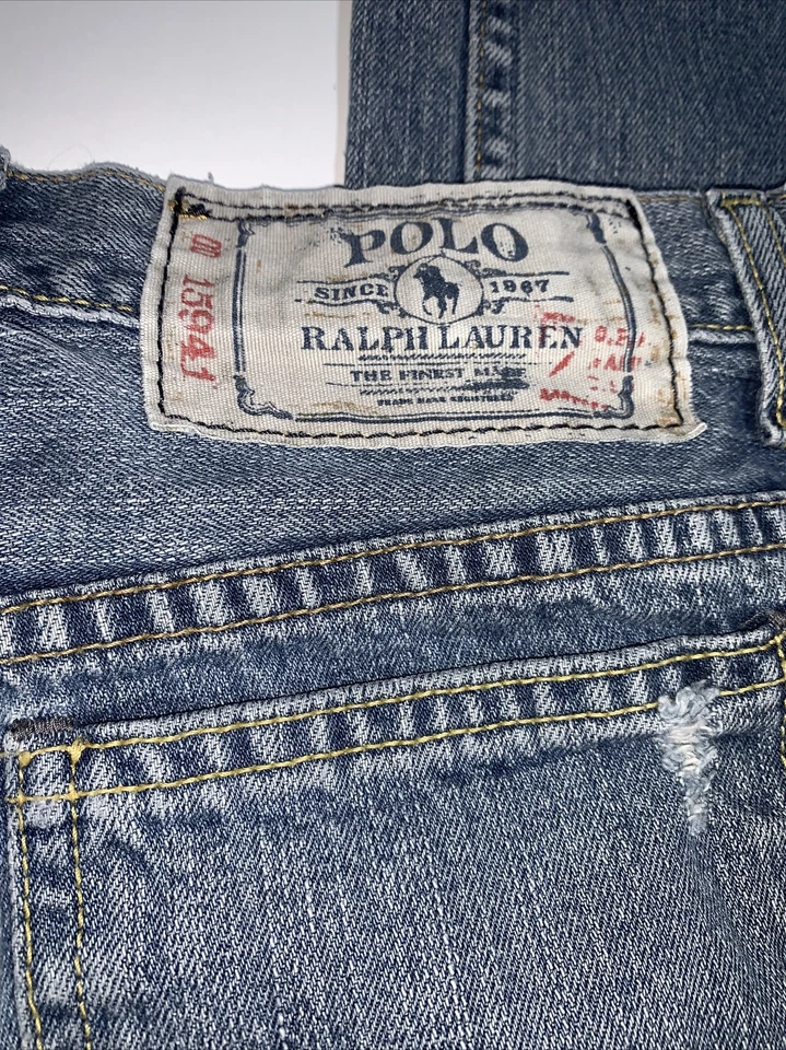 Ralph Lauren Polo Jeans Straight Leg Medium Light Wash Boys Size 14 28length - Image 3 of 4