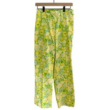 Vtg 1970s Lilly Pulitzer Floral Pants Size 13/14
