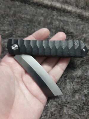 G10 Handle Cleaver Flipper Knife