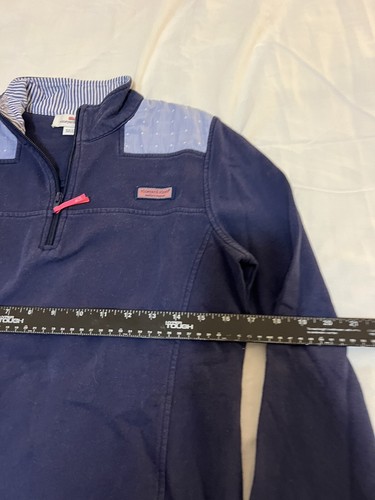 Vineyard Vines Sweater Girls Blue 1/4 Sweater Size Small 340 - Picture 6 of 7