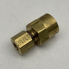 (8pcs) Parker 66C-4-4 Brass Fitting 1/4" Compression to 1/4" Female NPT Thread