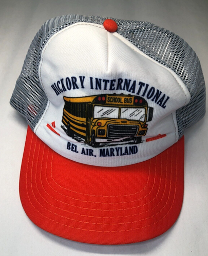 Hickory International Bel Air Maryland Hat School Bus Truck Sales Repair Vintage - 第 1/8 張圖片