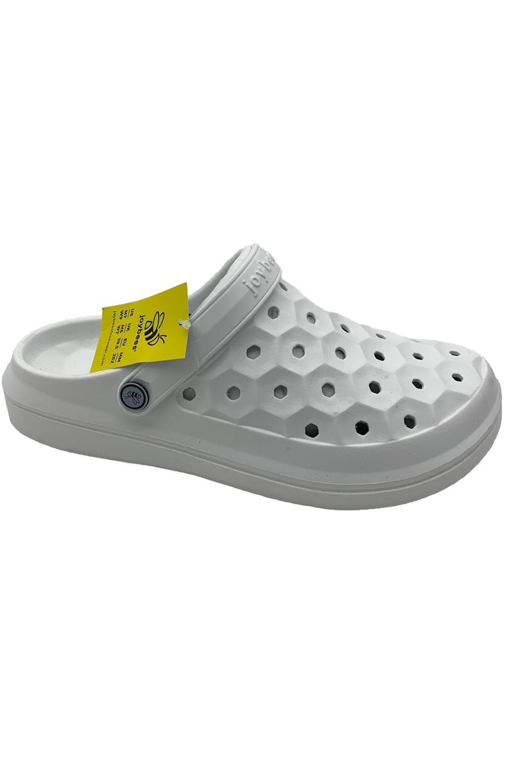 Твердые частицы Joybees Varsity Clog белого цвета