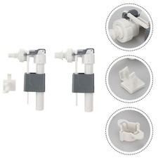 Seamless Connection Bathroom Toilet Water Tank Inlet Valve White Finish