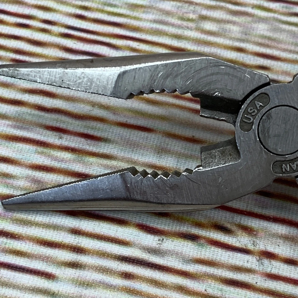 Leatherman Tool Multi Tool USA Made Multi-Purpose Pliers Knife Ruler Vintage - Image 4 of 4