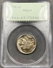 1928-D Buffalo Nickel 5c - PCGS MS63 - OGH Rattler Holder PQ
