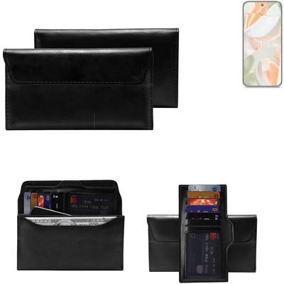 Handy Hülle für Google Pixel 9 Pro Wallet Case + Cover Handyhülle Tasche schw
