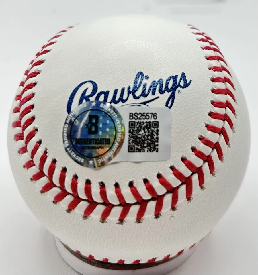 Joe Mauer Firmado Salón de la Fama Béisbol Salón de la Fama Gemelos Salón de la Fama Autógrafo Beckett Certificado de Autenticidad BAS Foto 2 de 2