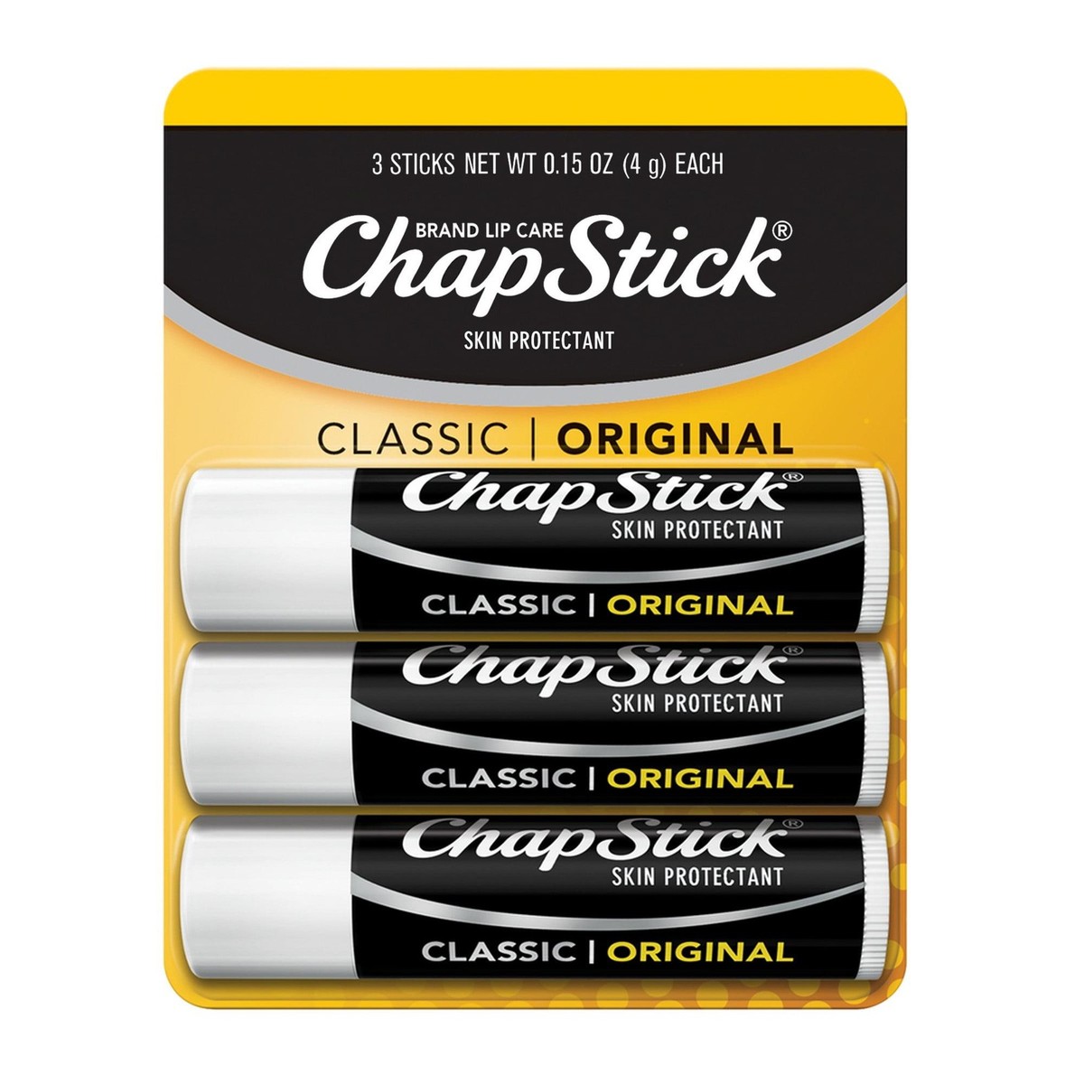 Joi】ChapStick Classic Original 3本入5点 ChapStick Classic