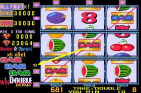 THE NEW FRUIT BONUS `96 WITH 2 MORE BONUS! - POG CHERRY MASTER 8LINER CGA PCB