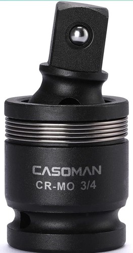 CASOMAN 3-Piece Impact Universal Joint Set - 1/4, 3/8 and 1/2 Drive, CR- MO, Impact Grade, U-Joint Sockets Swivel CASOMAN 3-Piece Impact Universal Joint Set - 1/4, 3/8 and 1/2 Drive, CR- MO, Impact Grade, U-Joint Sockets Swivel