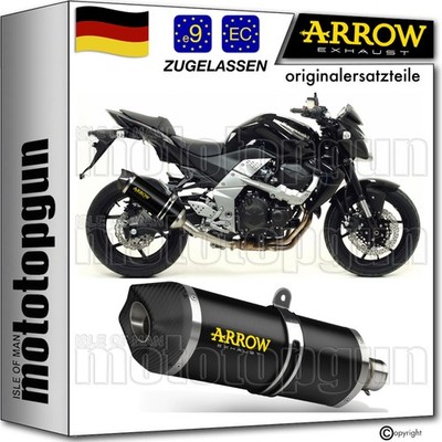 ARROW AUSPUFF ZUGELASSEN RACE-TECH SCHWARZ C KAWASAKI Z750 Z-750 R 2013 13