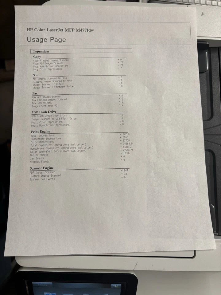 Impresora multifunción HP Color LaserJet Pro M477fdw Foto 4 de 4