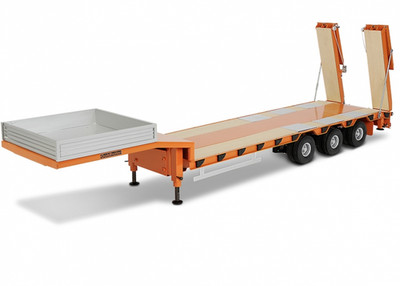 Carson Model Sport Truckline Tieflader 3 Achsen Anhänger Bausatz