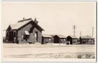 Vintage RPPC Gas Station LOG CABIN INN Lake Crystal, MN Coca-Cola Roadside 1930s